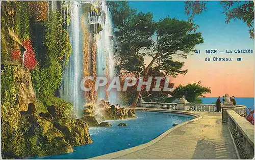Cartes postales Nice Cascade du Chateau
