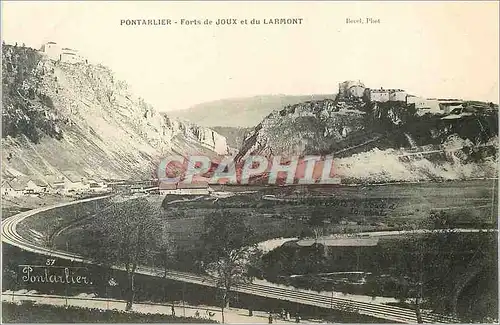 Cartes postales Pontarlier Forts de Joux et du Larmont