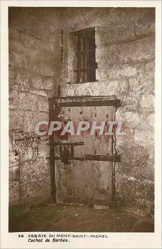 Cartes postales Abbaye du Mont Saint Michel Cachot de Barbes
