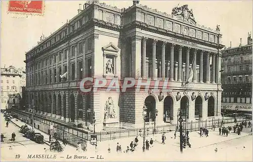 Cartes postales Marseille la Bourse