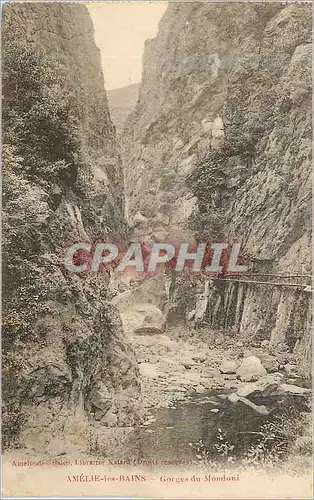 Cartes postales Amelie les Bains Gorges du Mondoni