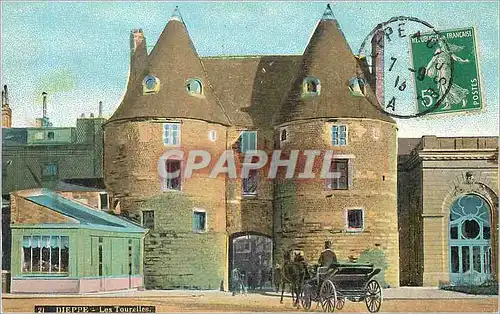 Cartes postales Dieppe les Tourelles