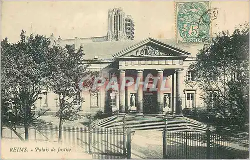 Ansichtskarte AK Reims Palais de Justice