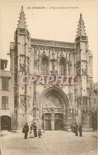 Cartes postales Avignon l'Eglise Saint Pierre