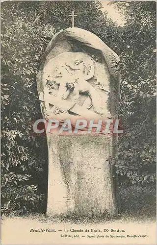Cartes postales Benoite Vaux le Chemin de Croix IXe Station