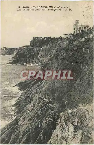 Cartes postales St Quay Portrieux (C du N) les Falaises pres du Semaphore