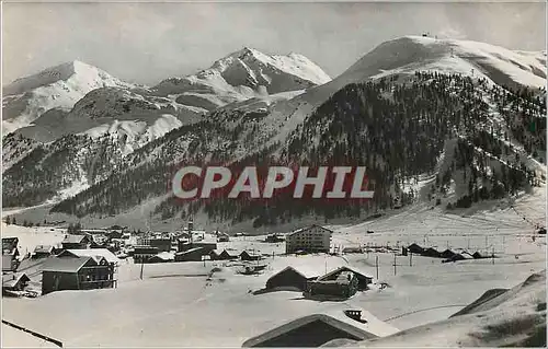 Cartes postales moderne Val d'Isere (1850m) le Village Signal de l'Iseran Cretes de Lessieres tete de Solaise