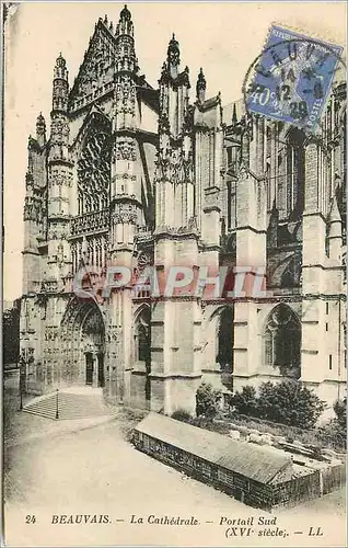 Ansichtskarte AK Beauvais la Cathedrale Portail Sud