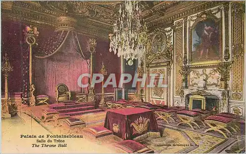 Cartes postales Fontainebleau Salle du Trone