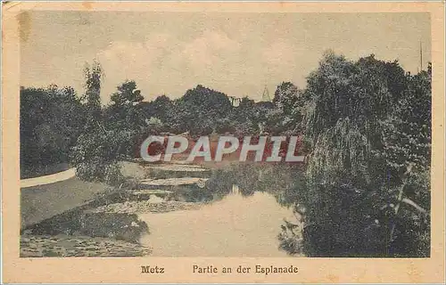 Cartes postales Metz Partie an der Esplanade