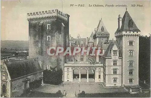 Cartes postales Pau le Chateau Facade Orientale