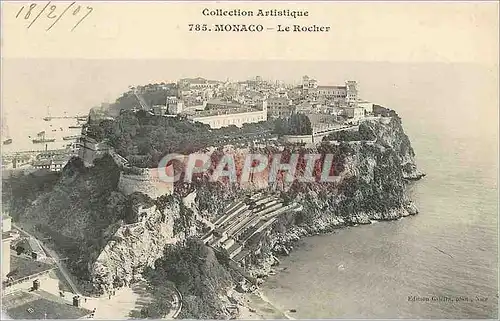 Cartes postales Monaco le Rocher