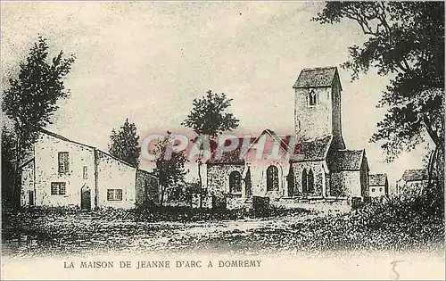 Cartes postales La Maison de Jeanne d'Arc a Domremy