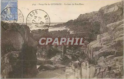 Cartes postales Presqu'Ile de Quiberon Rochers de Port Blanc