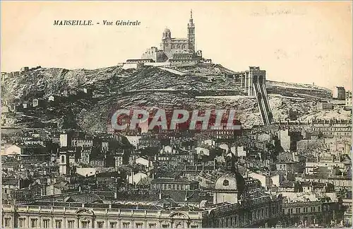 Cartes postales Marseille Vue Generale