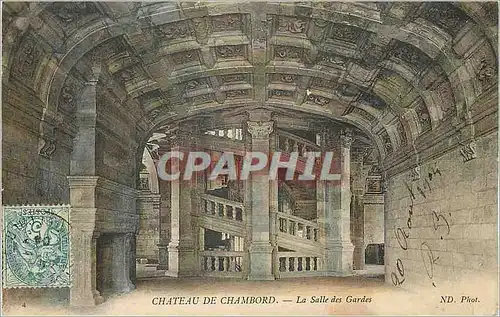 Ansichtskarte AK Chateau de Chambord la Salle des Gardes