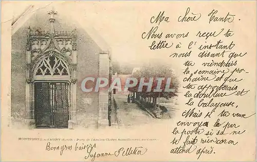 Cartes postales Montfort l'Amaury ( S et O) Porte de l'Ancien Cloitre (carte 1900)