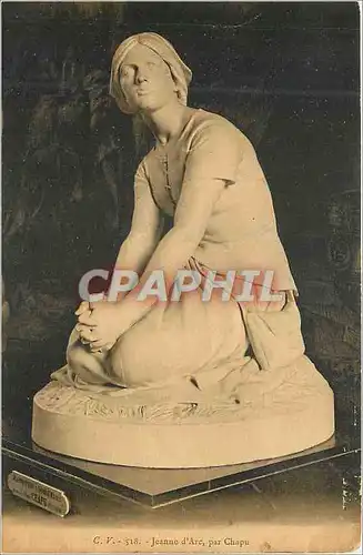 Cartes postales Jeanne d'Arc par Chapu