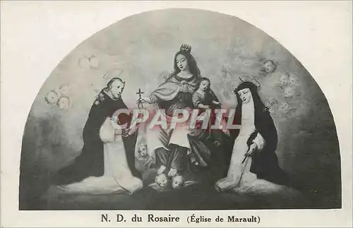 Ansichtskarte AK N D du Rosaire (Eglise de Marault)