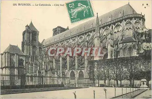 Cartes postales Bourges La Cathedrale Cote Sud