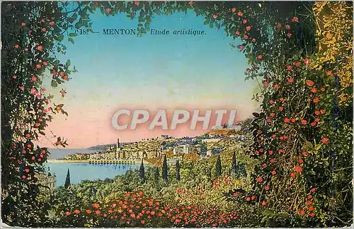 Cartes postales Menton Etude Artistique