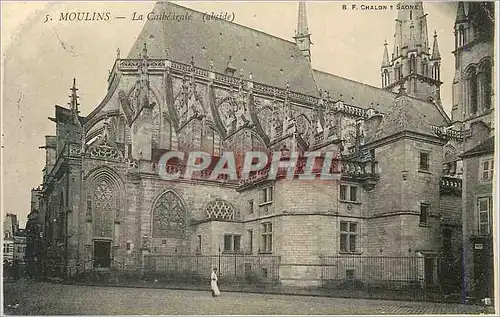 Cartes postales Moulins La Cathedrale (Abside)