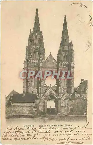 Ansichtskarte AK Soissons Eglise Saint Jean des Vignes