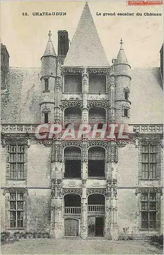 Ansichtskarte AK Chateaudun Le Grand Escaier du Chateau