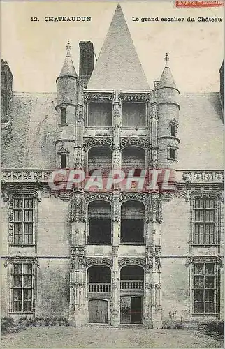 Cartes postales Chateaudun Le Grand Escaier du Chateau