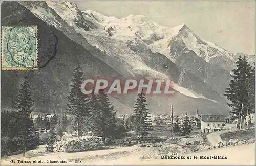 Cartes postales Chamonix et le Mont Blanc
