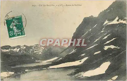 Cartes postales Col des Rochilles (2470 m) Route du Galibier