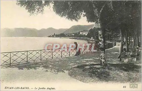 Ansichtskarte AK Evian les Bains Le Jardin Anglais