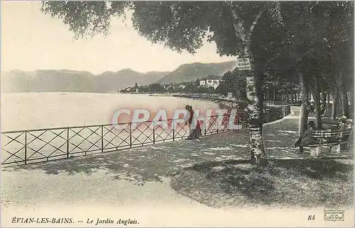 Cartes postales Evian les Bains Le Jardin Anglais