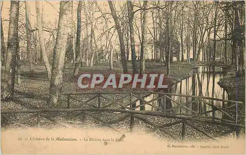 Cartes postales Chateau de Malmaison La Riviere dans le Parc