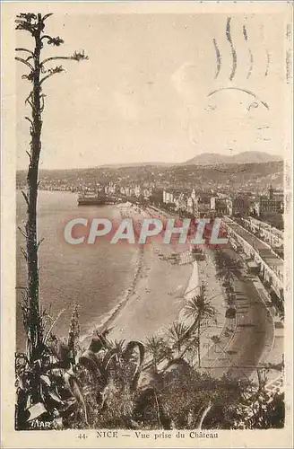 Cartes postales Nice Vue prise du Chateau