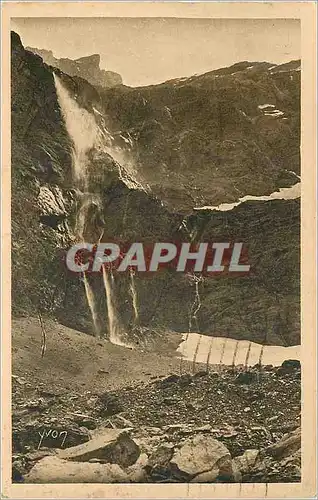 Ansichtskarte AK Cirque de Gavarnie Les Pyrenees La Douce France Cascade de 422 m