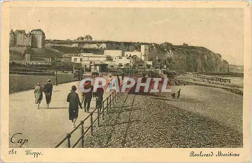 Cartes postales Dieppe Boulevard Maritime