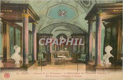 Cartes postales Rueil Chateau de la Malmaison La Bibliotheque de l'Empereur Napoleon 1er
