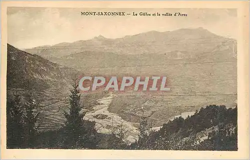 Cartes postales Mont Saxonnex Le Giffre et la Vallee d'Arve