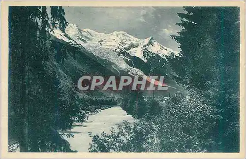Cartes postales Chamonix Le Mont Blanc et l'Arve