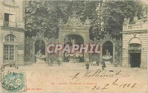 Cartes postales Nancy Fontaine de Neptune