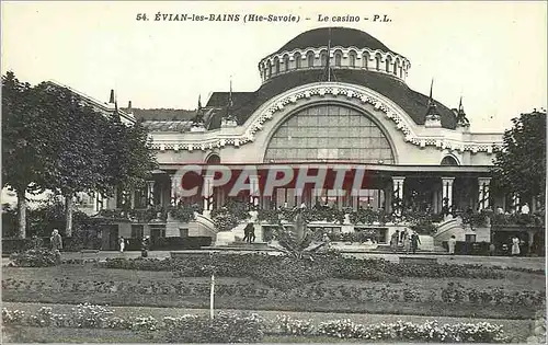 Cartes postales Evian les Bains (Hte Savoie) Le Casino