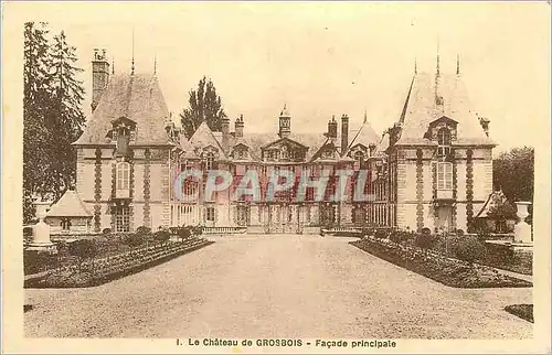 Ansichtskarte AK Le Chateau de Grosbois Facade Principale