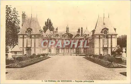 Cartes postales Le Chateau de Grosbois Facade Principale