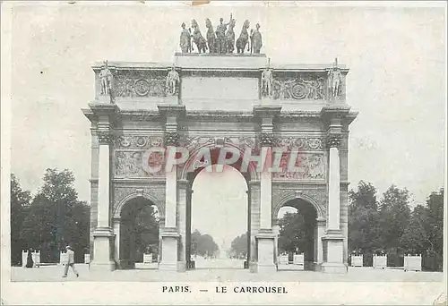 Cartes postales Paris Le Carrousel