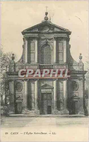 Cartes postales Caen L'Eglise Notre Dame