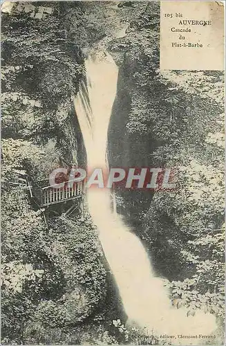 Cartes postales Auvergne Cascade du Plat a Barbe