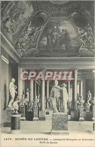 Cartes postales Musee du Louvre Antiquites Grecques et Romaines Salle de Severe