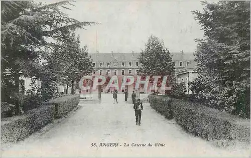 Ansichtskarte AK Angers La Caserne du Genie Militaria