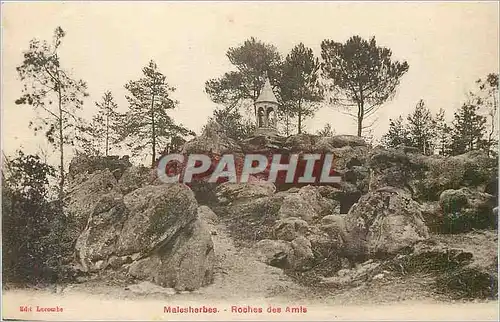 Cartes postales Malesherbes Roches des Amis